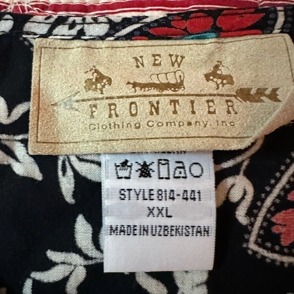 New Frontier Black and Pink Maxi Skirt and Top